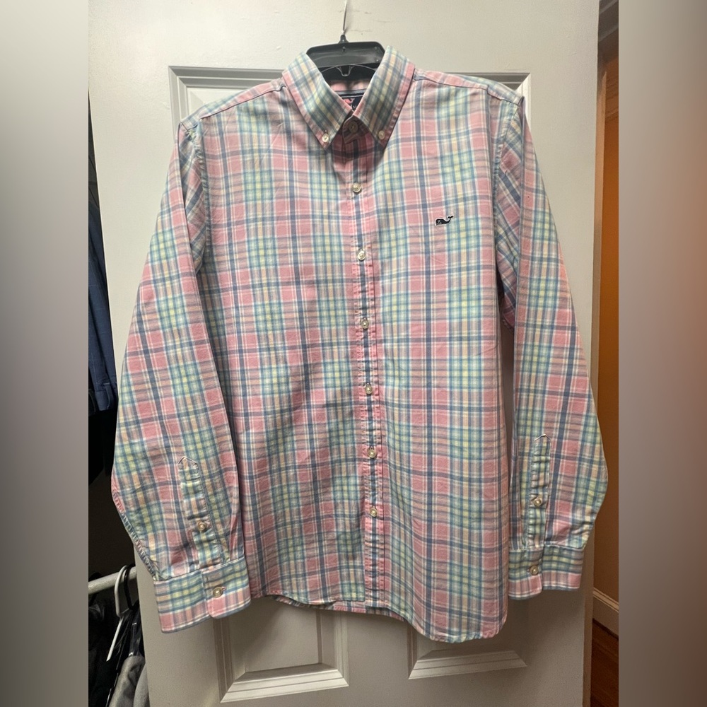 Vineyard Vines Men’s Slim Fit Whale Shirt Size Medium